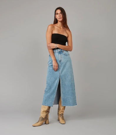 Lola Jeans Halston Maxi Skirt