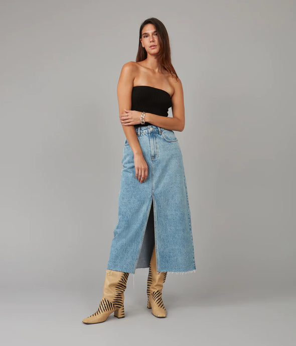 Lola Jeans Halston Maxi Skirt