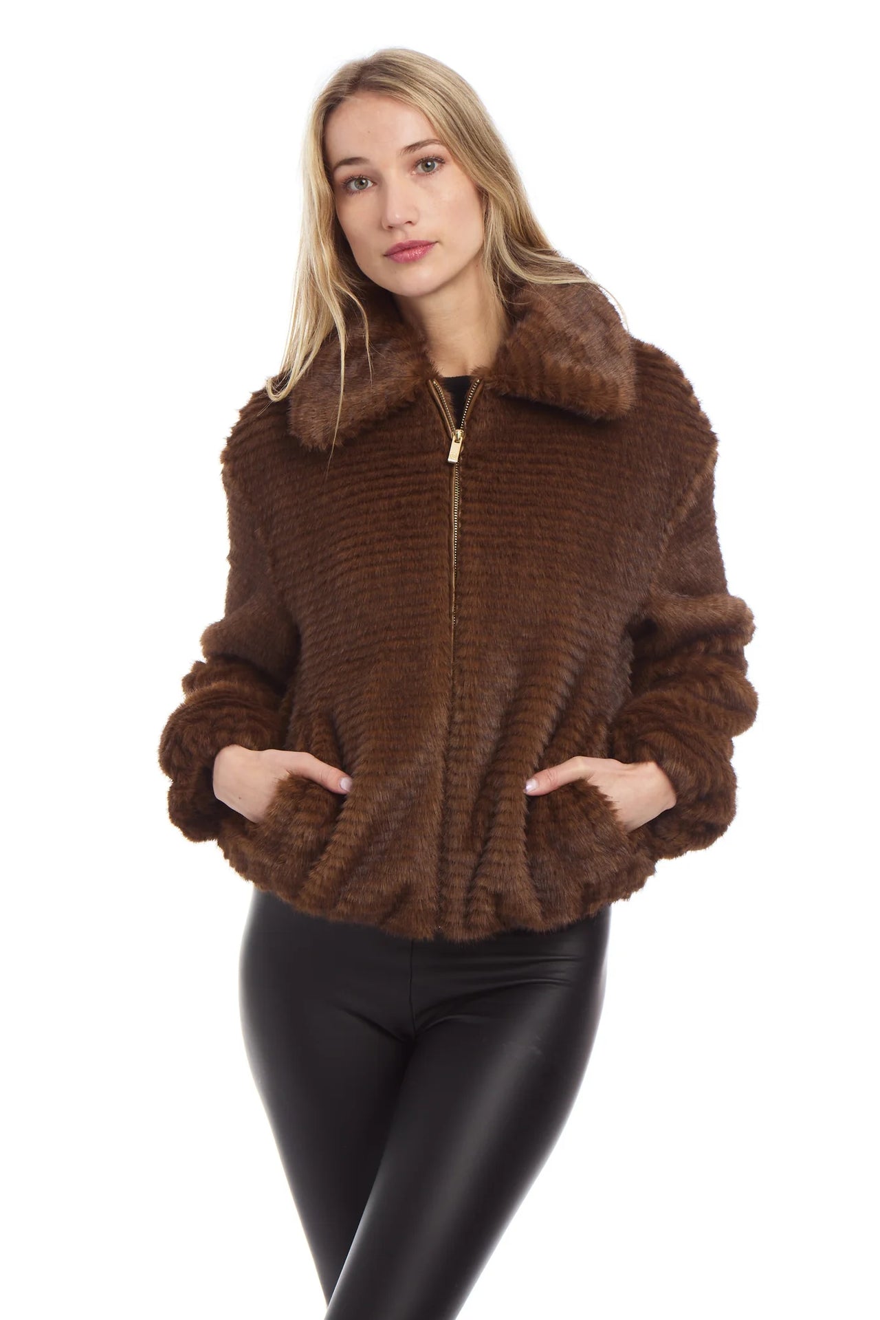 Patty Kim Garbo Bomber - New Mink