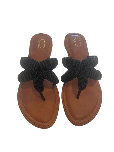 Sol'eart Star Fish Sandals - Black