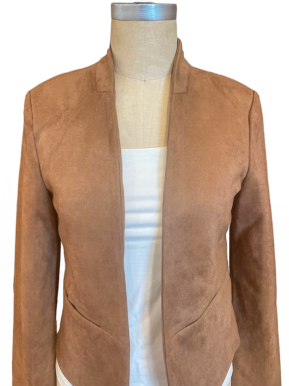 Dolce Cabo Suede Madelene Blazer - Brown