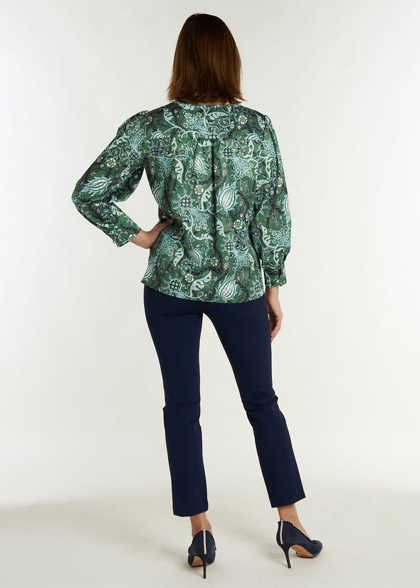 Carmen Top - Frolic Hunter Green