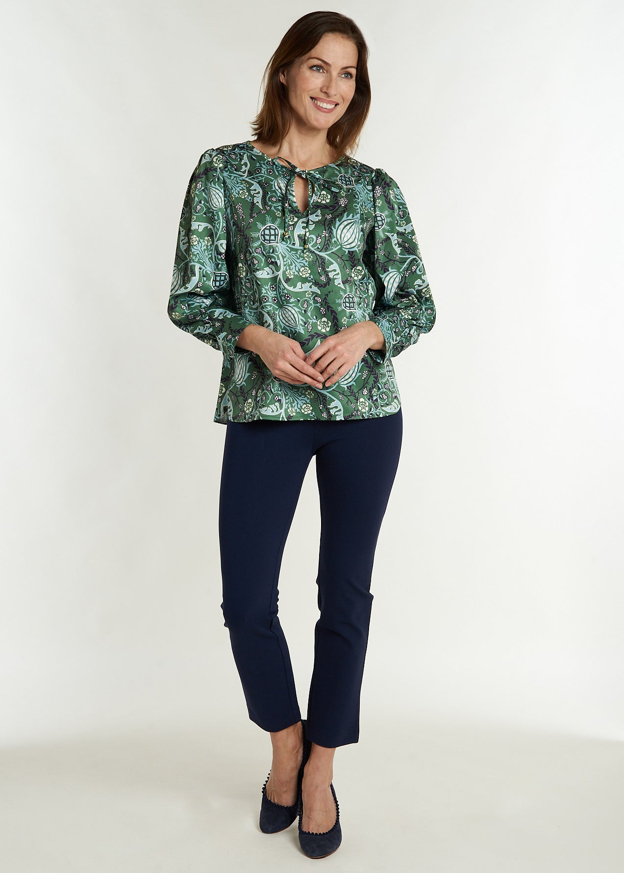 Carmen Top - Frolic Hunter Green