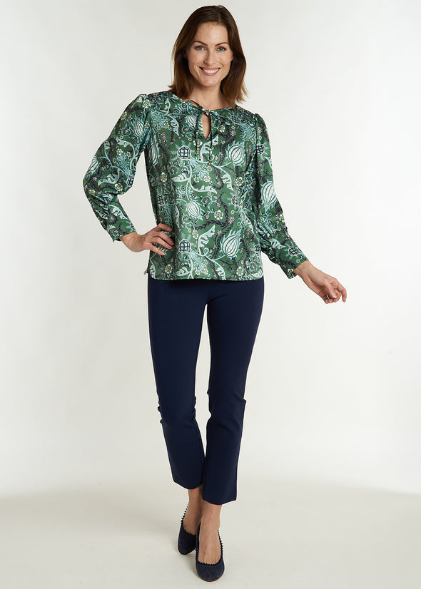 Carmen Top - Frolic Hunter Green