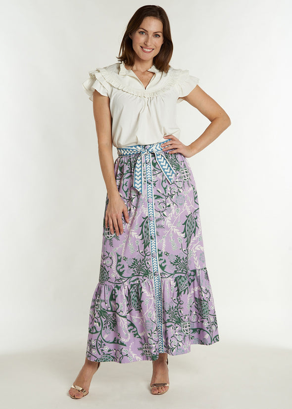 Tantivy Skirt - Frolic Lavender