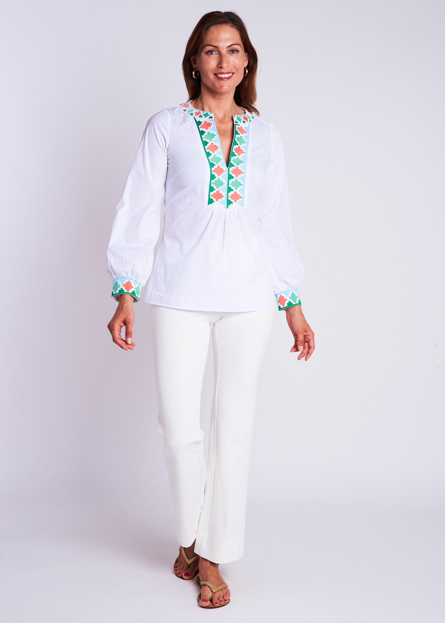 liten リテン Sweet pea Blouse ホワイト Sweet Pea Blouse in White Lace – Beau & Ro