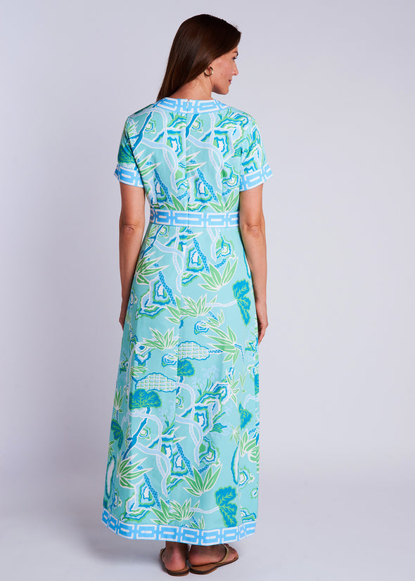 Leland Dress - Winifred Seafoam