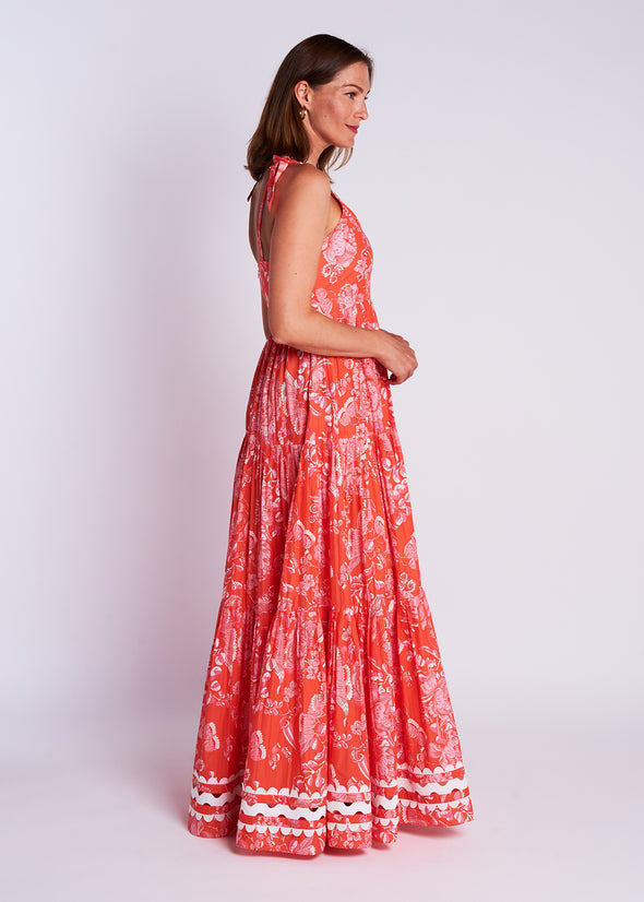 Maisie Dress - Cordelia Coral