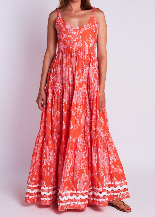 Maisie Dress - Cordelia Coral