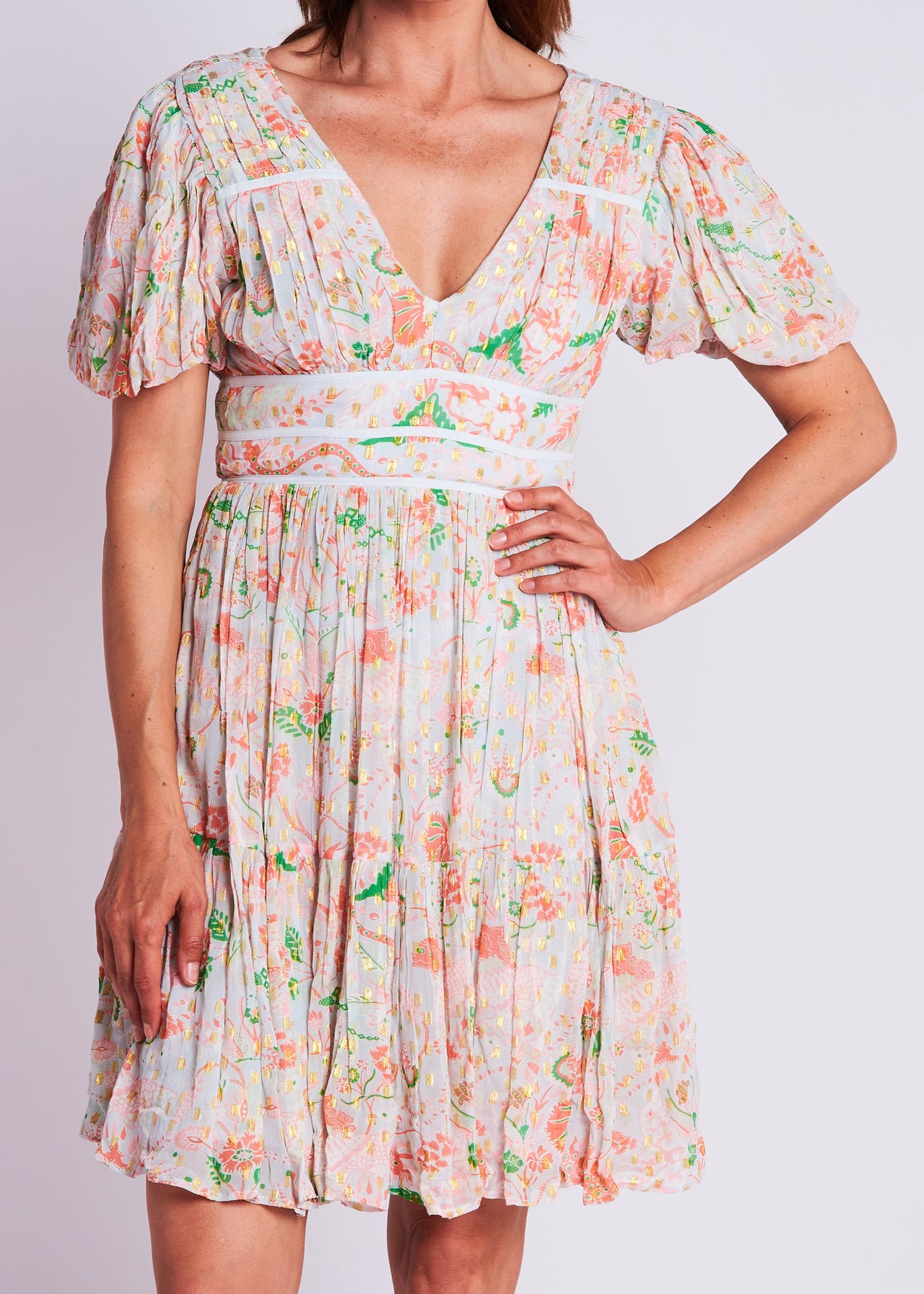 Trillium Dress - Eden Coral Mist SAMPLE