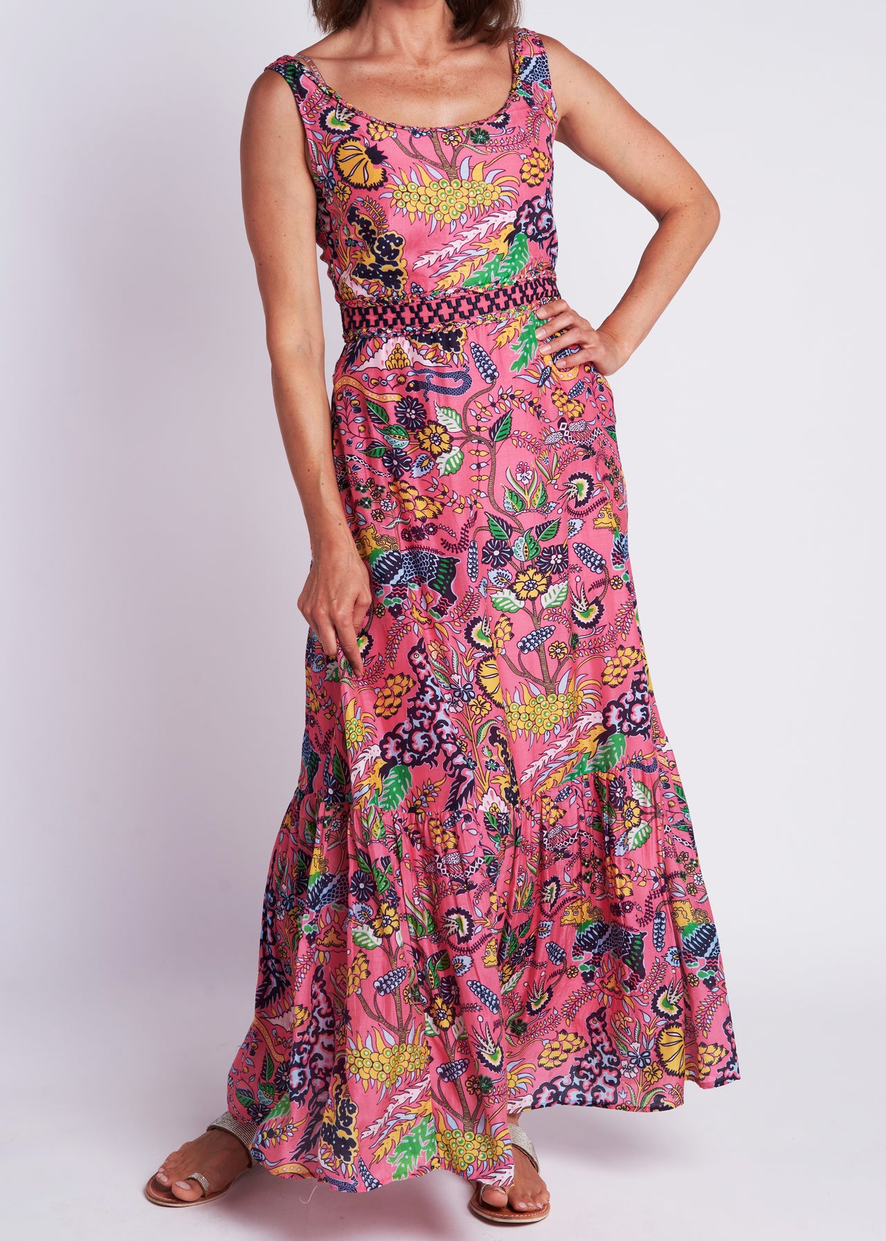 Cleopatra Dress - Eden Pink Multi SAMPLE