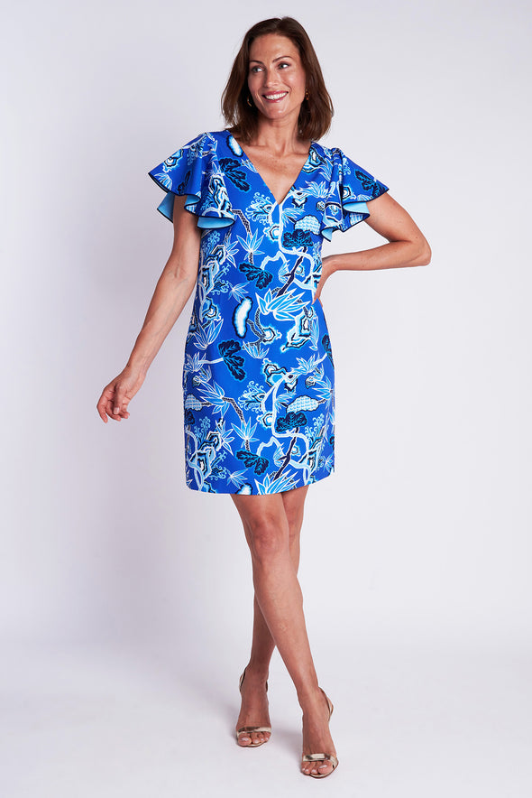 Ollie Dress - Winifred Blue