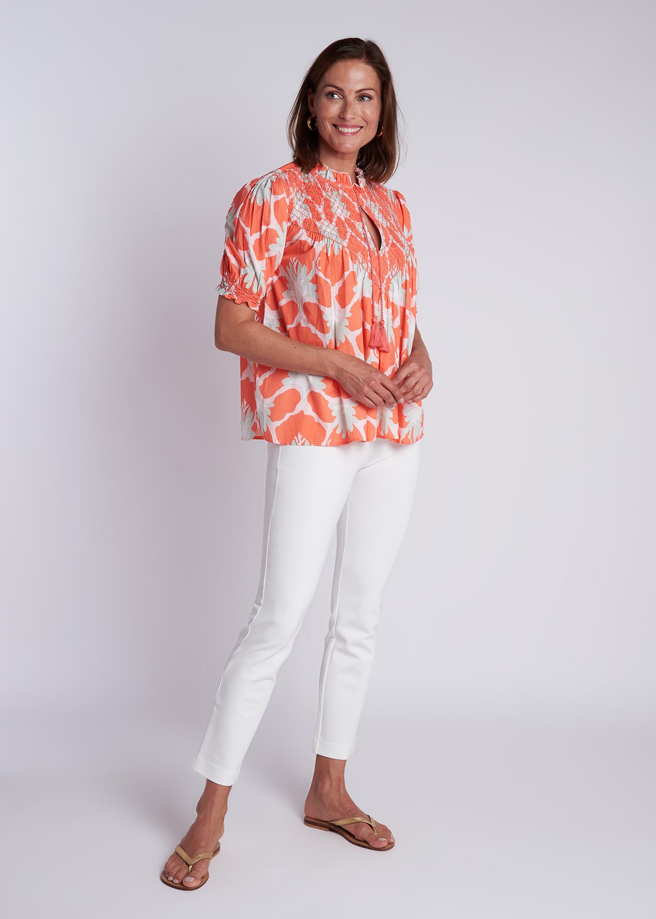 Cayman Top - Iris Salmon