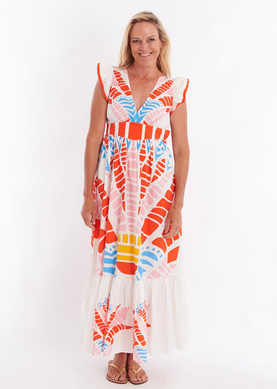 Henning Dress - Papyrus Punch