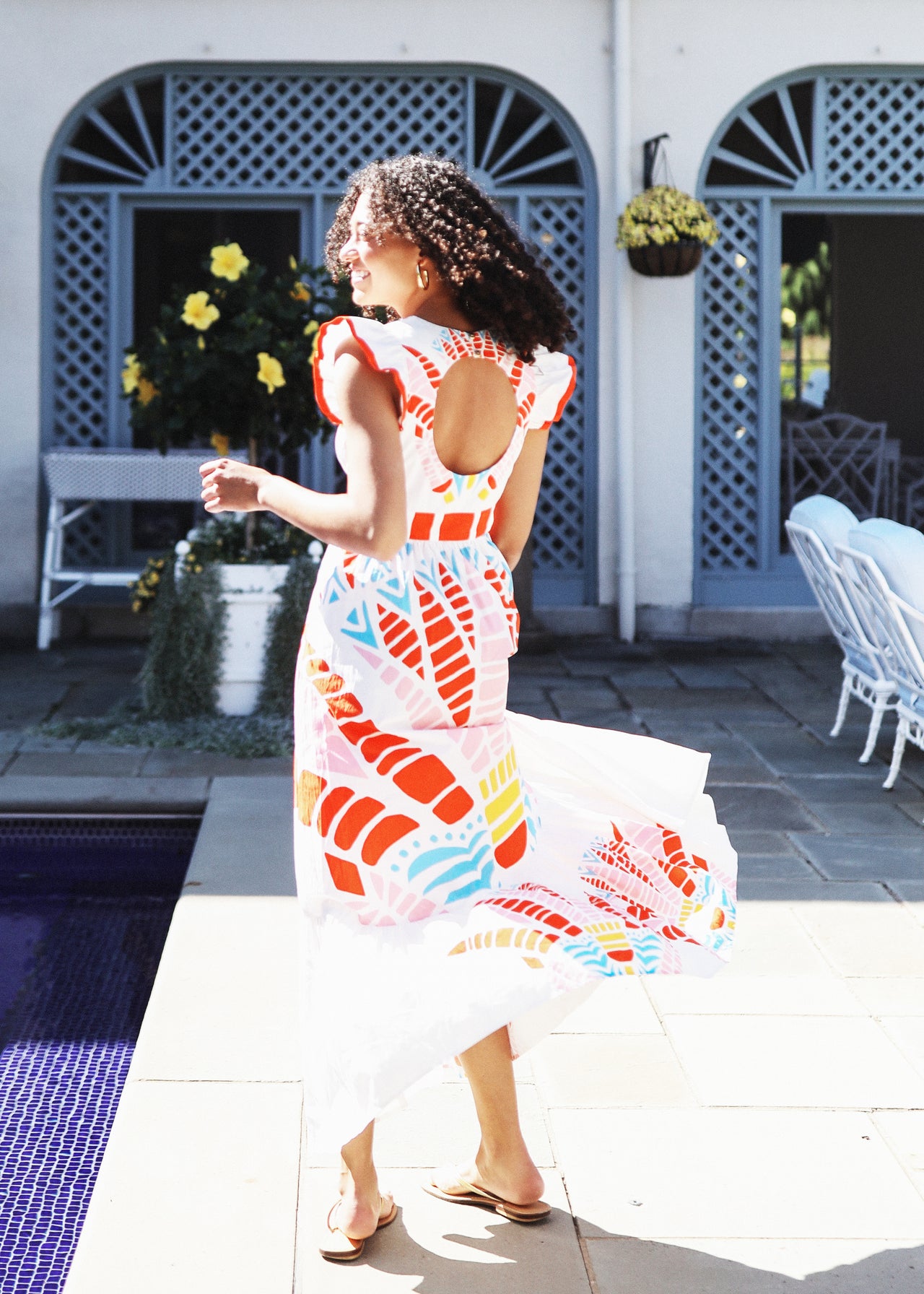 Henning Dress - Papyrus Punch