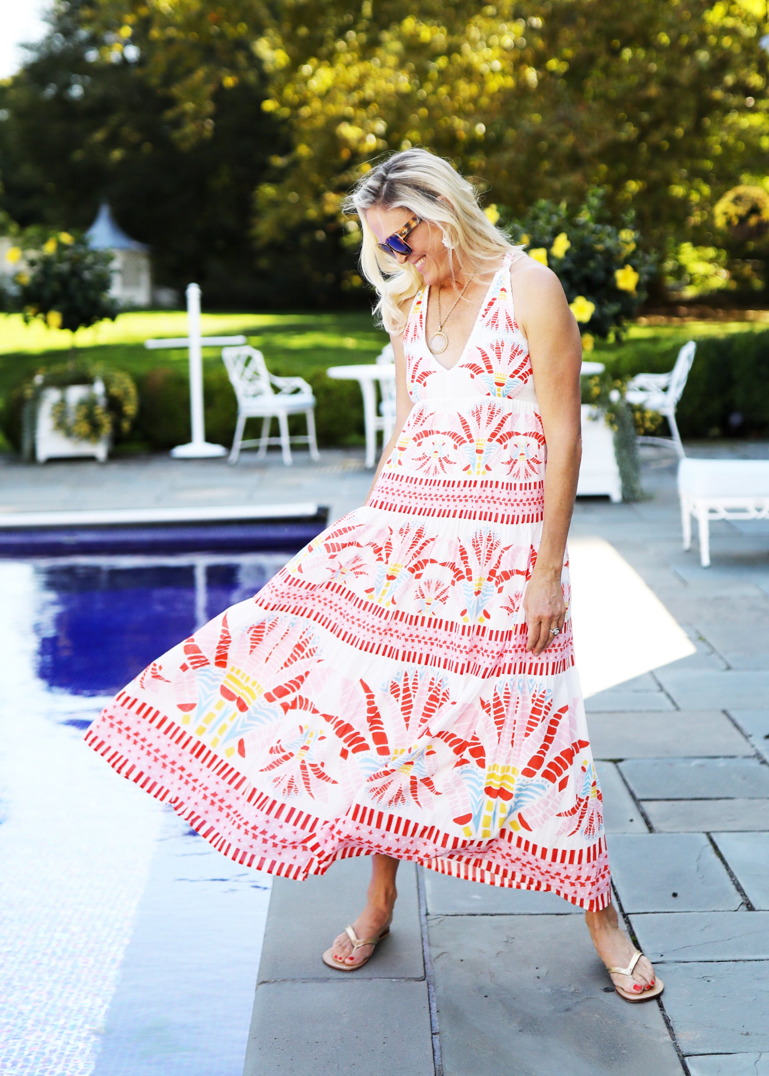 ワンピース KANA Deauville Gathered Long Dress Deauville Gathered Long Dress