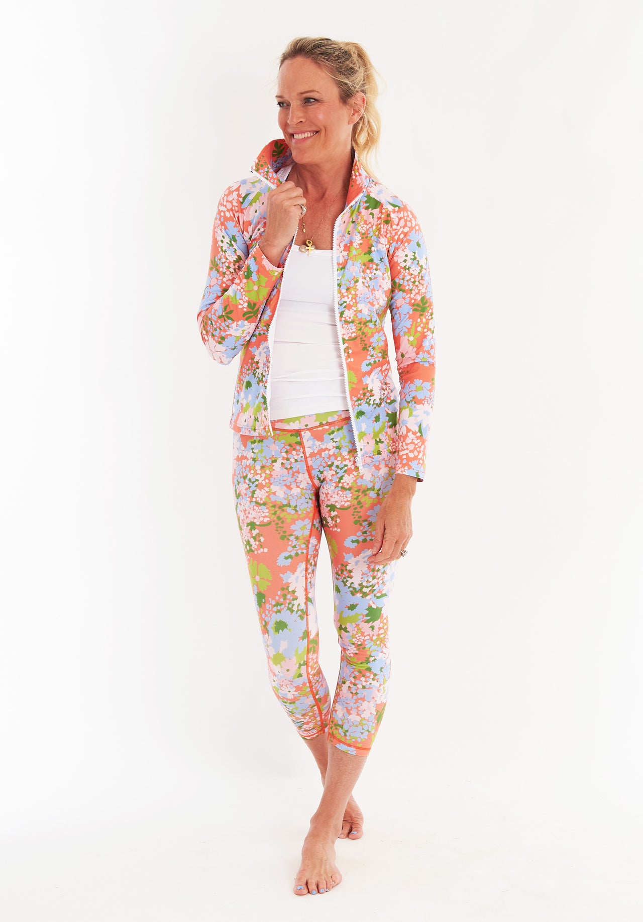 Lagoon Full Zip - Poppy Guava