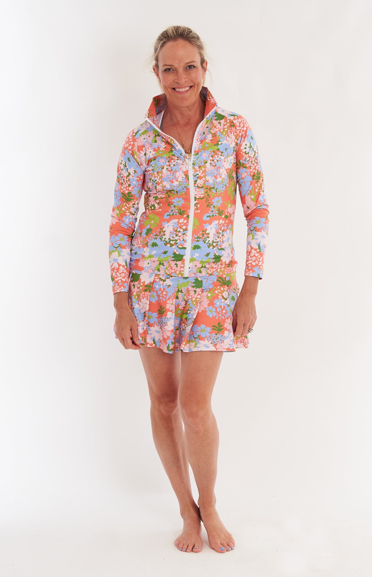 Topsy Skirt - Poppy Guava