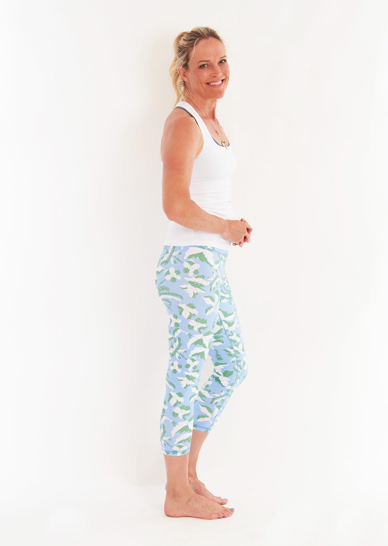 Lotus Legging - Lingren Tahitian Tide