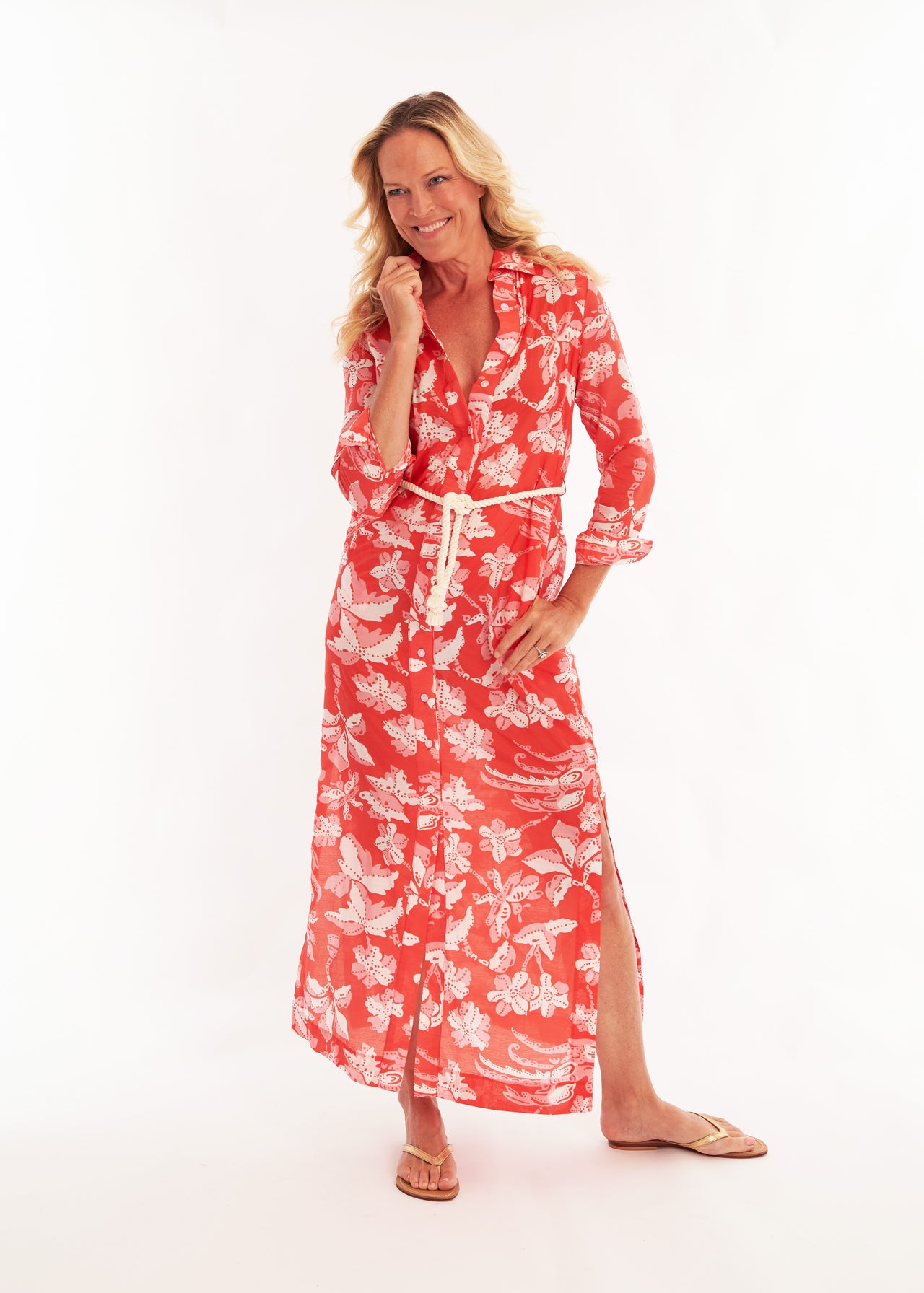 Monteith Caftan - Lingren Papaya
