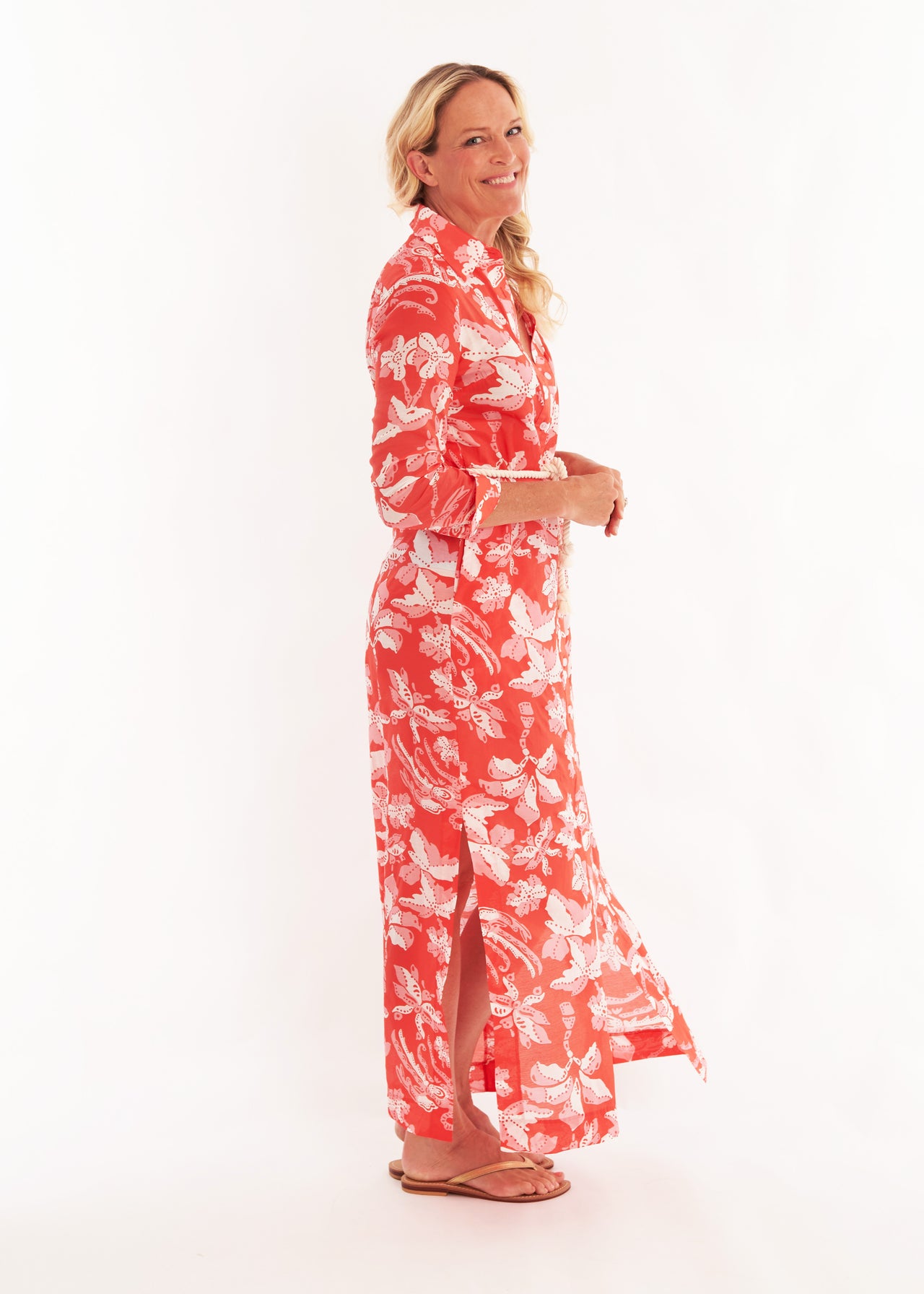 Monteith Caftan - Lingren Papaya