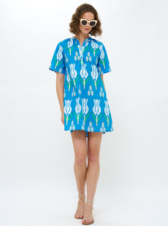 Oliphant Pocket Dress - Sumba Blue