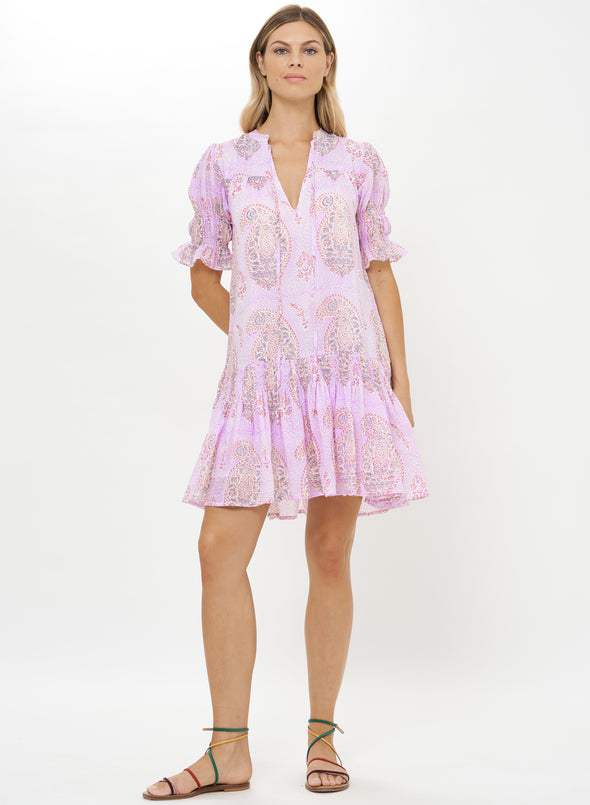 Oliphant Smocked Drop Mini - Samode Lilac