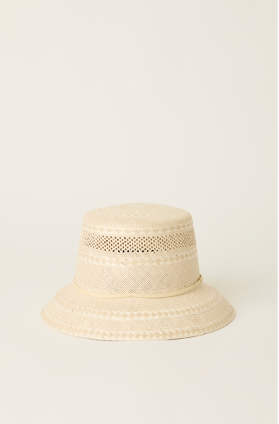 BTB Lola Sisal Bucket - Natural/White