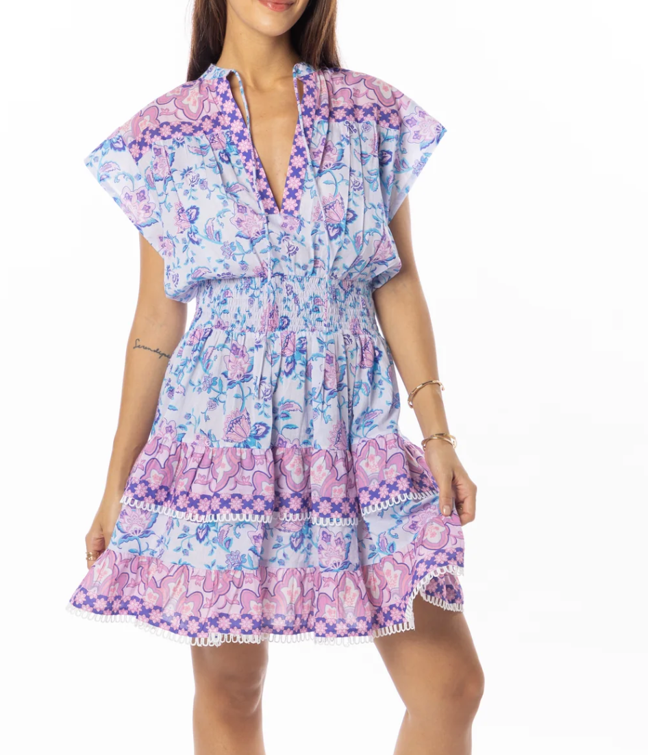 Bindu Poppy Dress - Orchid