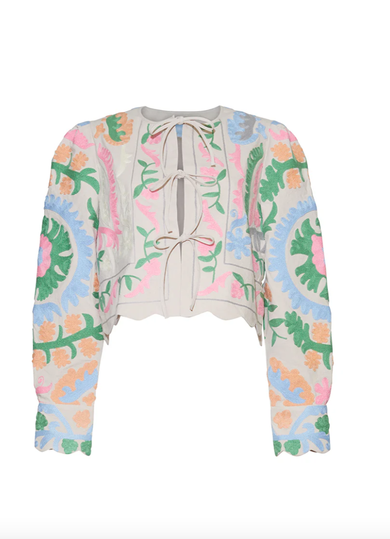 Burgess Chiara Novelty Embroidered Jacket