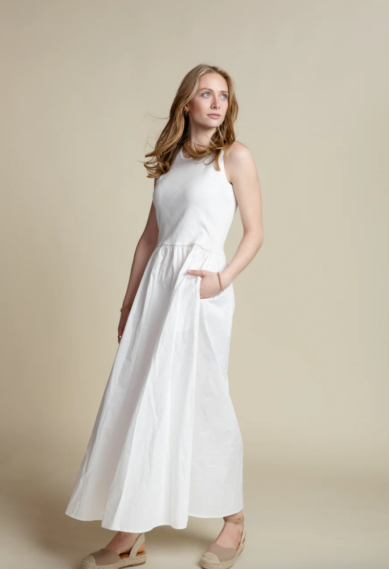 Burgess Gwen Mixed Media Dress