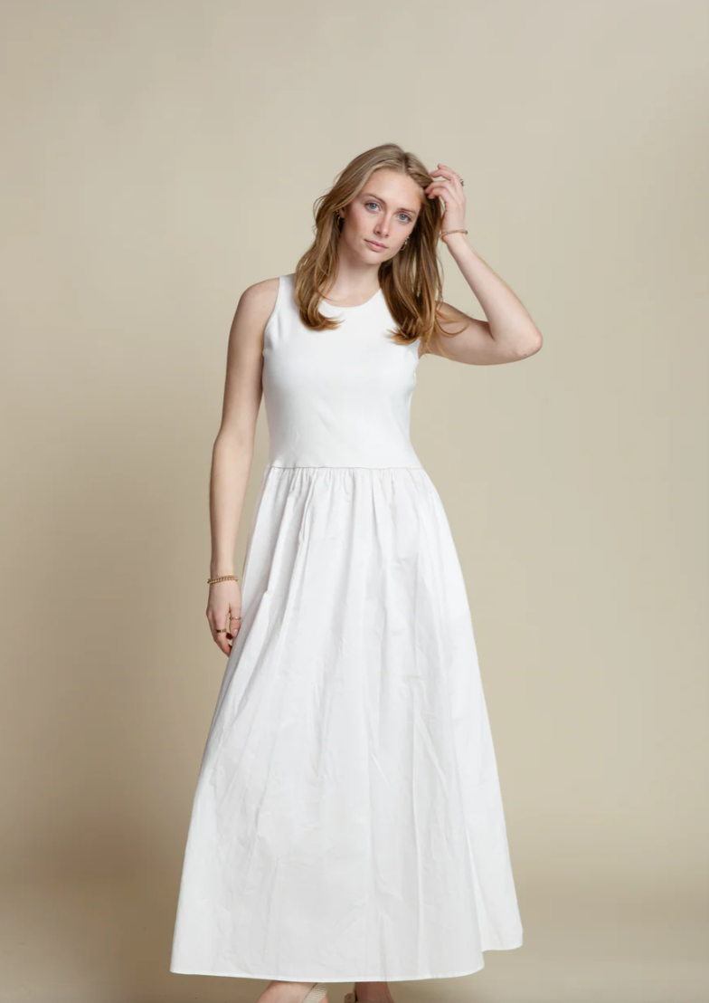 Burgess Gwen Mixed Media Dress