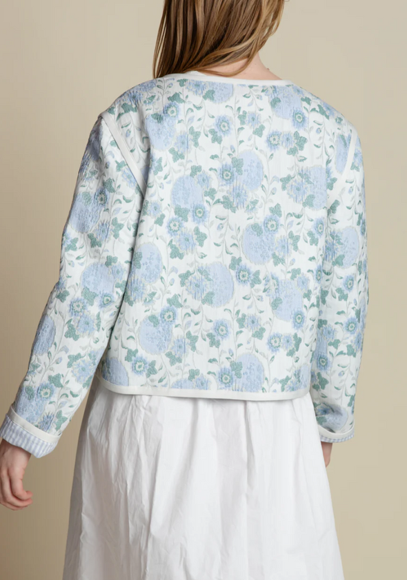 Burgess Iris Floral Embroidered Jacket
