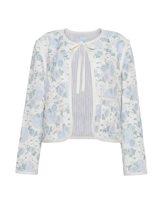 Burgess Iris Floral Embroidered Jacket