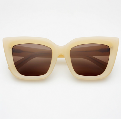 Freyrs Portifino Acetate Oversized Cat Eye Sunglasses I Tan