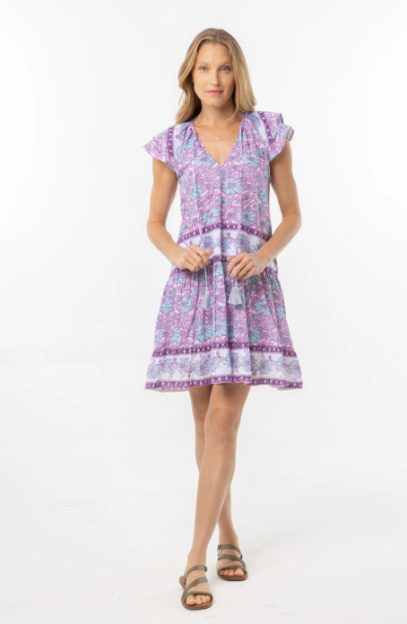 Bindu Carolina Dress - Lavender