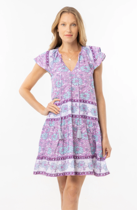 Bindu Carolina Dress - Lavender