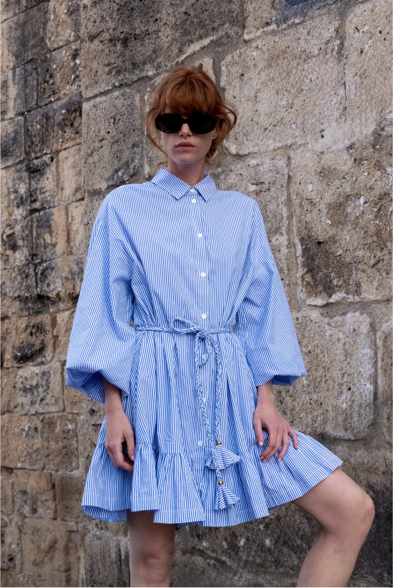 Oliphant Lily Dress - Surrey Blue