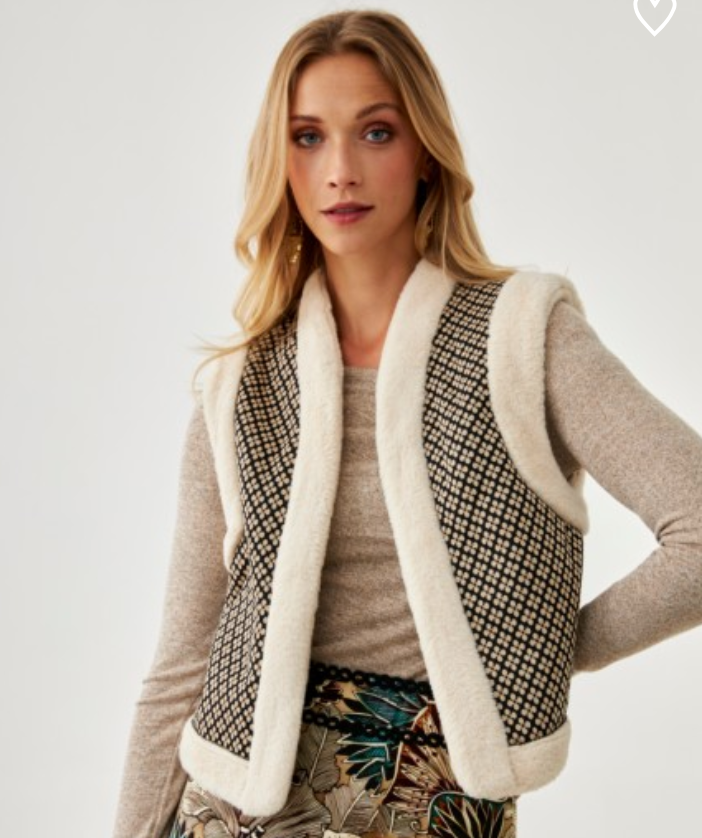 NUD Knitted Jacquard Vest