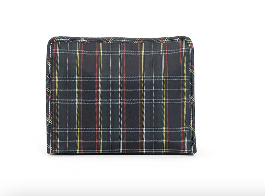 TRVL ROADIE LARGE Zip Pouch - CAMBRIDGE PLAID