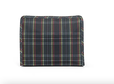 TRVL ROADIE LARGE Zip Pouch - CAMBRIDGE PLAID