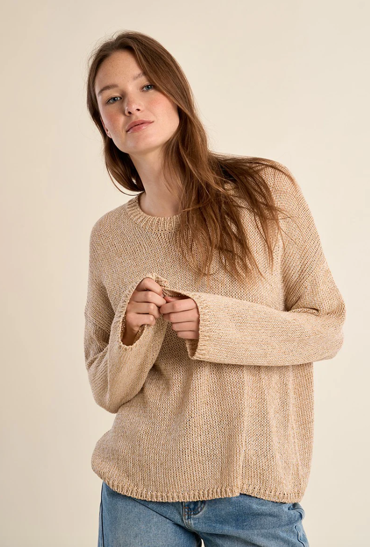 Molly Bracken Gold Sweater