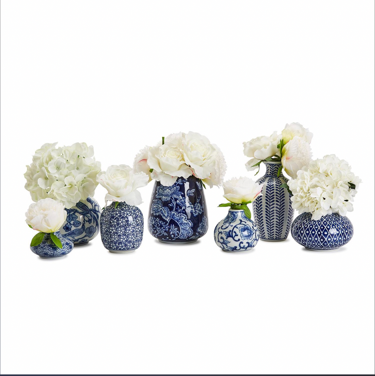 Two's Company Blue & White Vase
