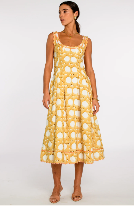 Elizabeth James Alice Dress in Wicker