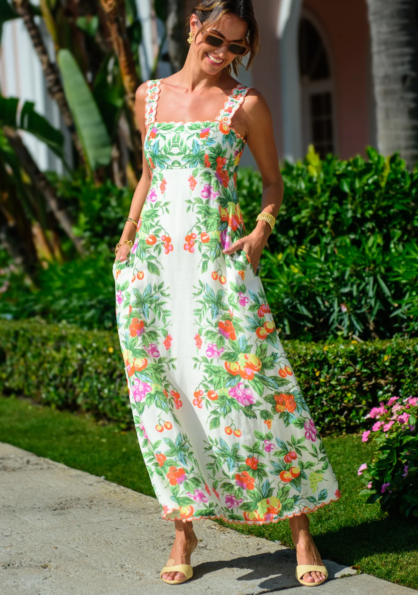 Elizabeth James Annalisa Dress in Tea Time