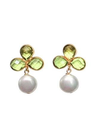 Julie Ryan London Earrings - Peridot