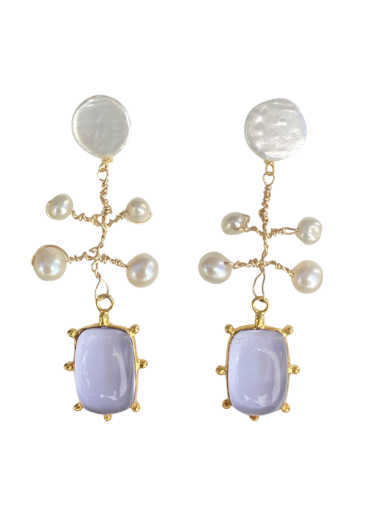 Julie Ryan Design Loxley Earring - Lilac