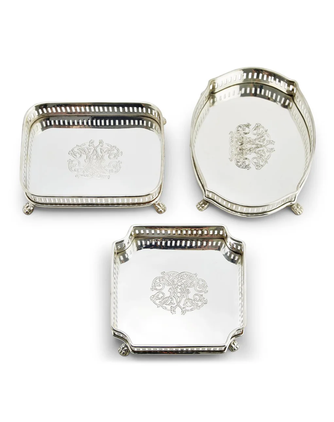 Two's Company Galway Engraved Tray