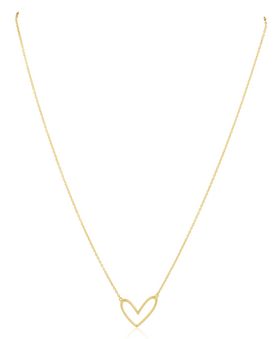 Sahira Abigail Open Heart Necklace