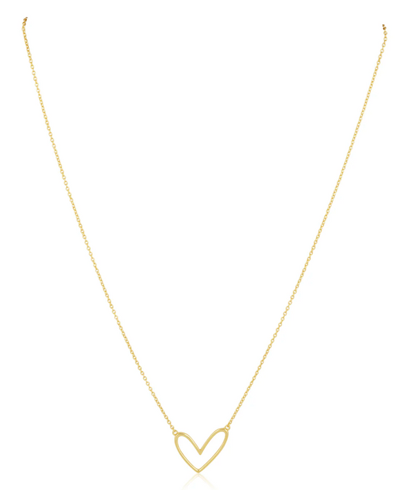 Sahira Abigail Open Heart Necklace